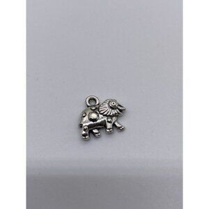 Animal Charm Pendant‎ Tibetan Silver Tone Double Sided Pendant Item 3442